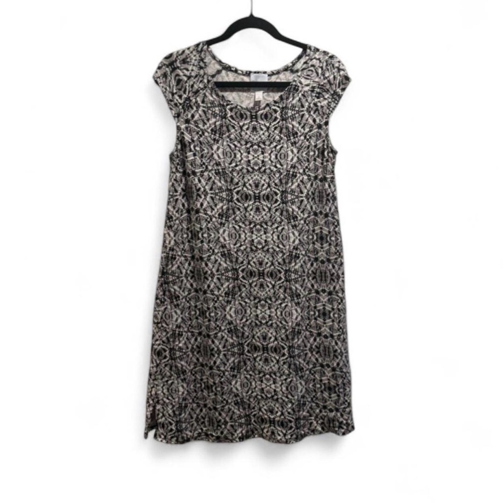 Sunday Black and White Patterned Dress